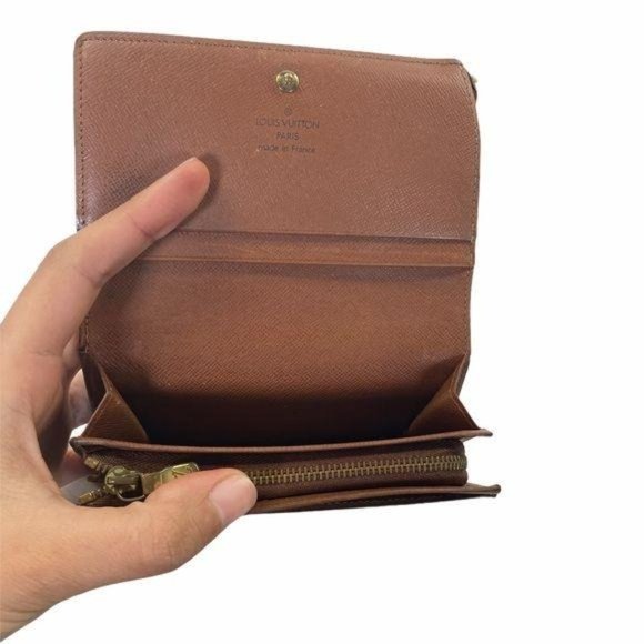 Authentic Louis Vuitton Wallet Porte Monnaie Billet Bifold Monogram LV Vintage - Picture 9 of 11